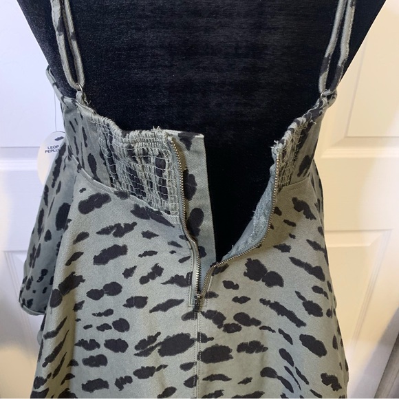 Scoop Olive Cheetah Baby Doll Cami Top - Picture 5 of 6